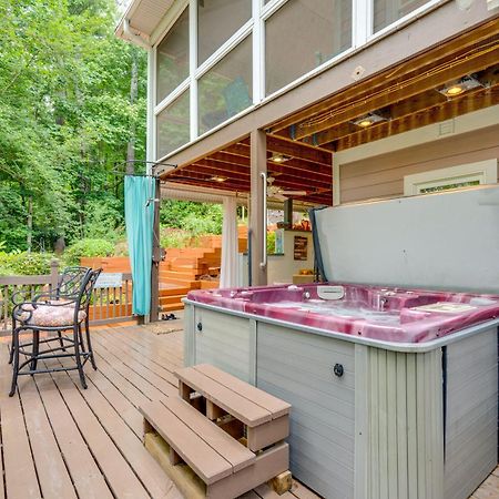 Creekside Hendersonville Haven Hot Tub And Fire Pit Экстерьер фото