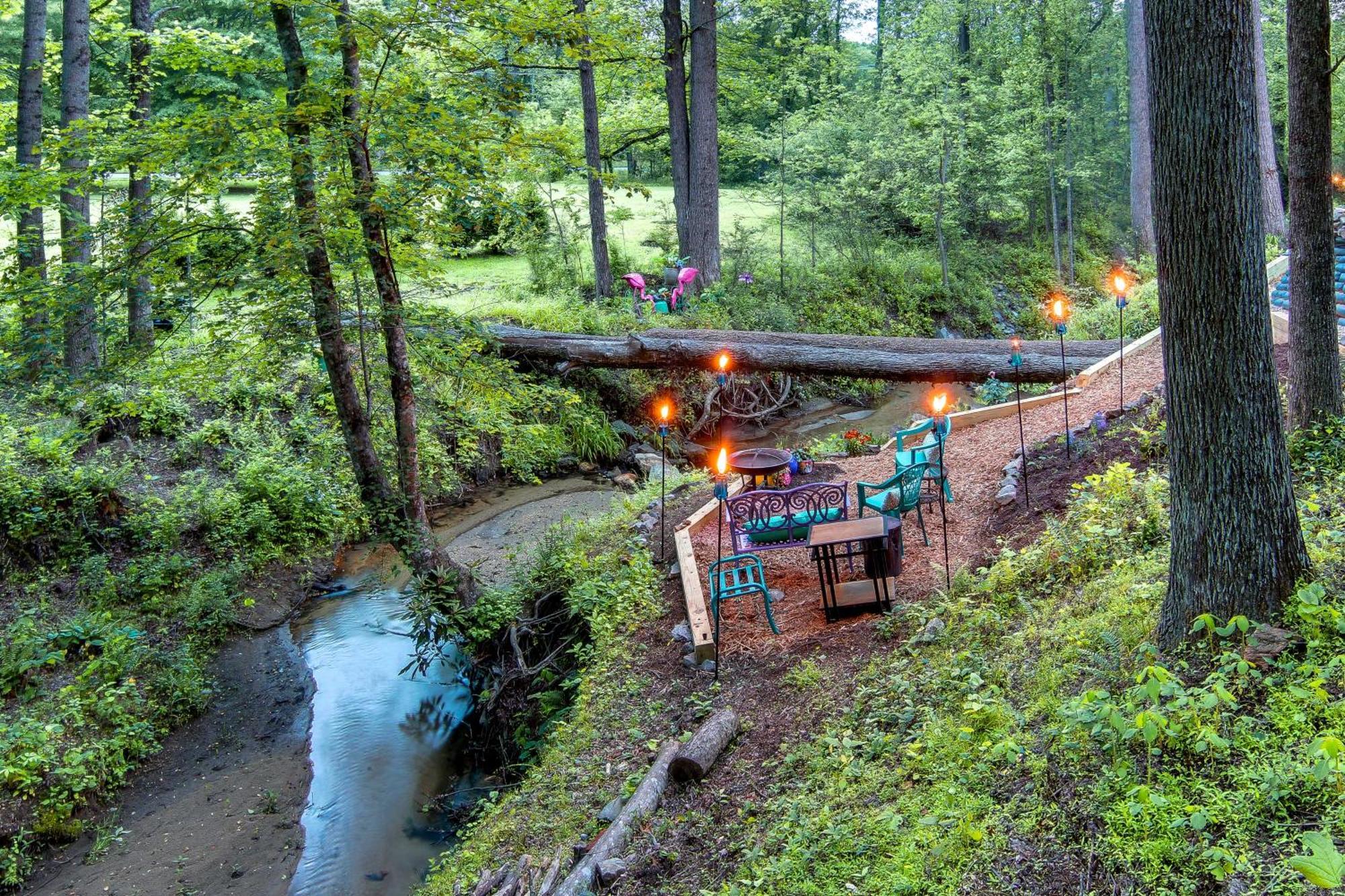 Creekside Hendersonville Haven Hot Tub And Fire Pit Экстерьер фото